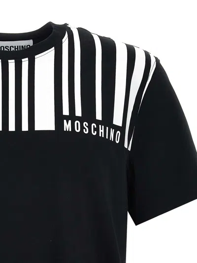 Moschino Barcode-print Cotton T-shirt In Multi