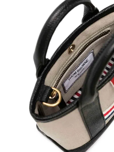 Thom Browne Mini Tool Leather Tote Bag