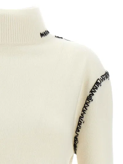 Marni Off-white Wool Cashmere Wrap Sweater