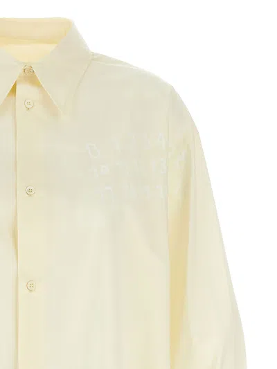 Mm6 Maison Margiela Mm6 By Maison Margiela Logo Print Chemisier Dress