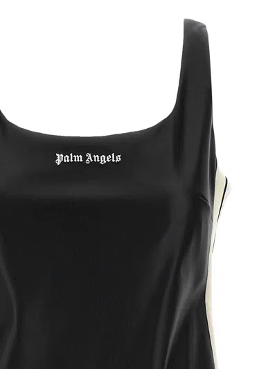 Palm Angels Leather Effect Track Dress