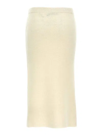 Alessandra Rich Alpaca Midi Skirt