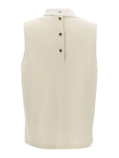 Courrèges Natural Multi-buttons Sweater