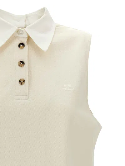 Courrèges Natural Multi-buttons Sweater
