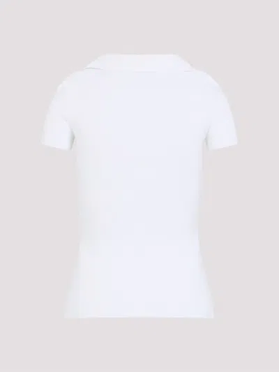 Balenciaga Fitted Viscose Blend T-shirt With Logo Embroidery