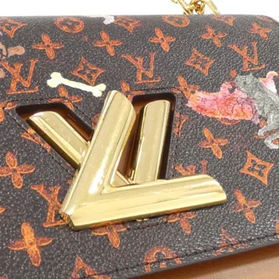Pre-owned Louis Vuitton Brown Coated Canvas Shoulder Bag ()