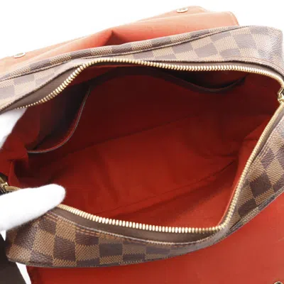 Pre-owned Louis Vuitton Brown Ebene Coated Canvas Pvc Damier Canvas Leather Shoulder Bag ()