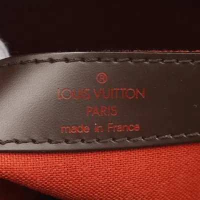 Pre-owned Louis Vuitton Brown Ebene Coated Canvas Pvc Damier Canvas Leather Shoulder Bag ()