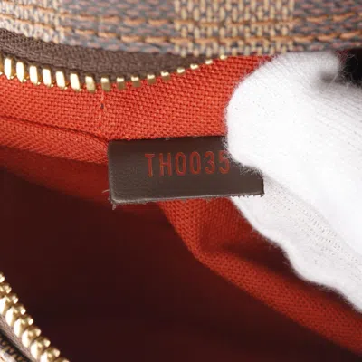 Pre-owned Louis Vuitton Brown Ebene Coated Canvas Pvc Damier Canvas Leather Shoulder Bag ()