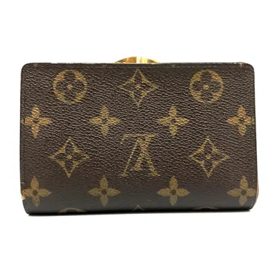 Pre-owned Louis Vuitton Brown Galle Monogram Monogram Wallet (bi-fold) ()