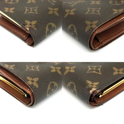 Pre-owned Louis Vuitton Brown Galle Monogram Monogram Wallet (bi-fold) ()