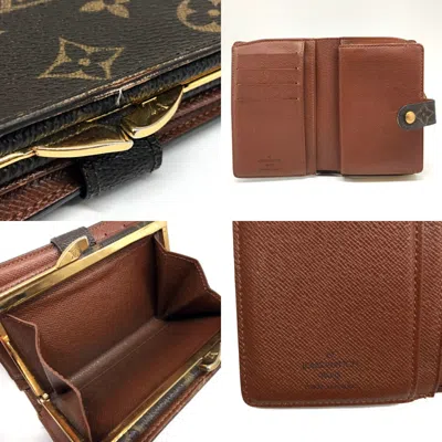 Pre-owned Louis Vuitton Brown Galle Monogram Monogram Wallet (bi-fold) ()