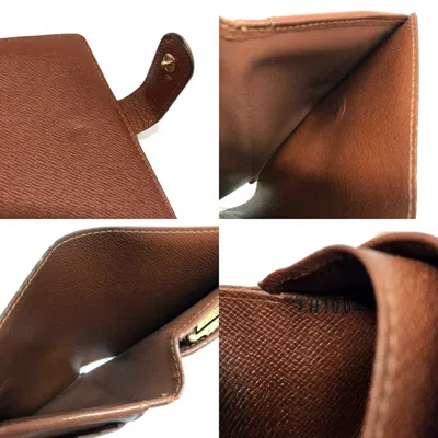 Pre-owned Louis Vuitton Brown Galle Monogram Monogram Wallet (bi-fold) ()