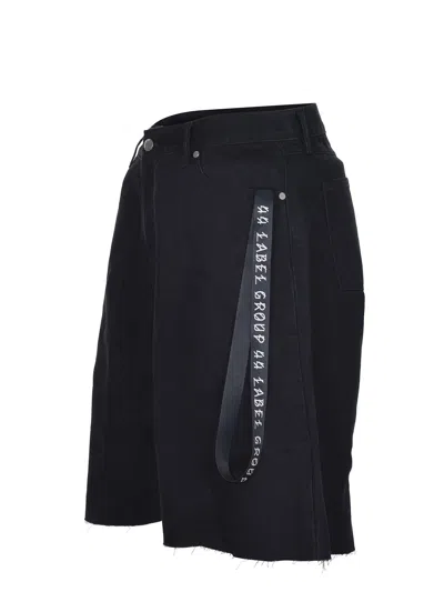 44 Label Group Bermuda Pappas Nero In Black