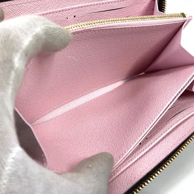 Pre-owned Louis Vuitton Brown Monogram Pink Monogram Long Wallet (bi-fold) ()