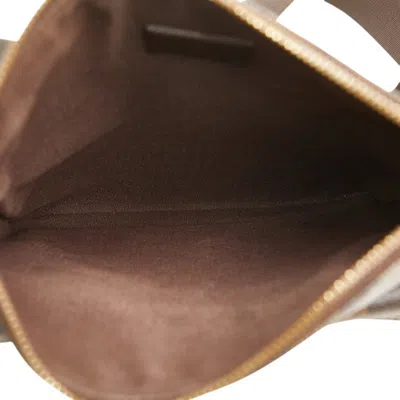 Pre-owned Louis Vuitton Brown Pvc Leather Pochette Shoulder Bag ()