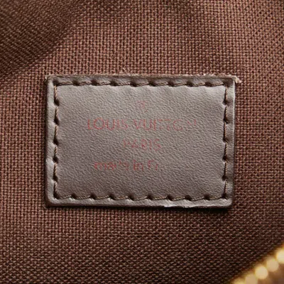 Pre-owned Louis Vuitton Brown Pvc Leather Pochette Shoulder Bag ()