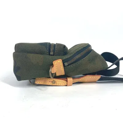 Pre-owned Louis Vuitton Camouflage Green Canvas Backpack ()