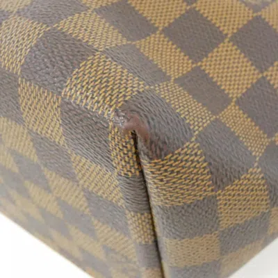 Pre-owned Louis Vuitton Cream Ebene Coated Canvas Backpack ()