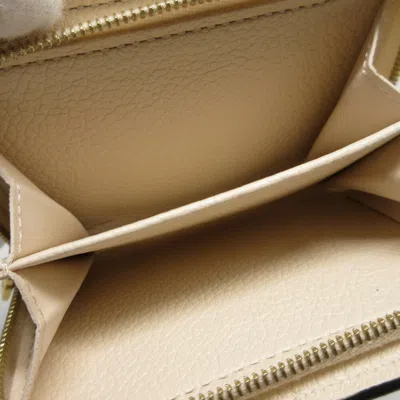 Pre-owned Louis Vuitton Cream Monogram Empreinte Wallet (tri-fold) ()