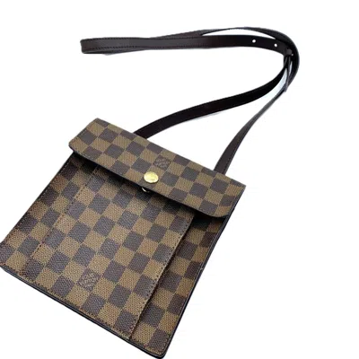 Pre-owned Louis Vuitton Damier Canvas Damier Canvas Pochette Shoulder Bag ()