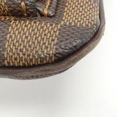 Pre-owned Louis Vuitton Damier Canvas Ebene Coated Canvas Pochette Shoulder Bag ()