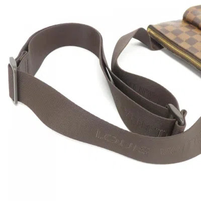 Pre-owned Louis Vuitton Damier Canvas Ebene Coated Canvas Pochette Shoulder Bag ()