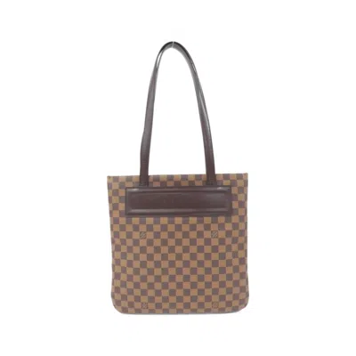 Pre-owned Louis Vuitton Damier Canvas Ebene Coated Canvas Shoulder Bag ()