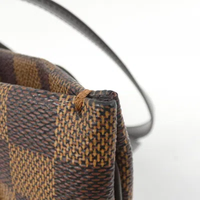 Pre-owned Louis Vuitton Damier Canvas Ebene Coated Canvas Shoulder Bag ()