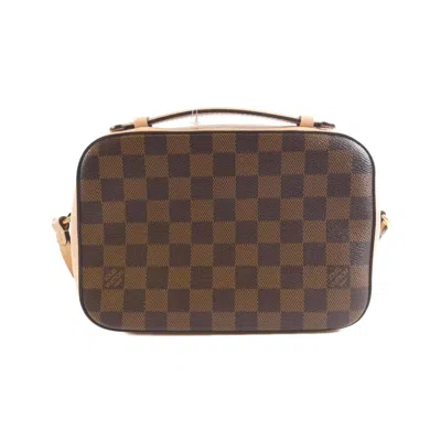 Pre-owned Louis Vuitton Damier Canvas Ebene Coated Canvas Shoulder Bag ()