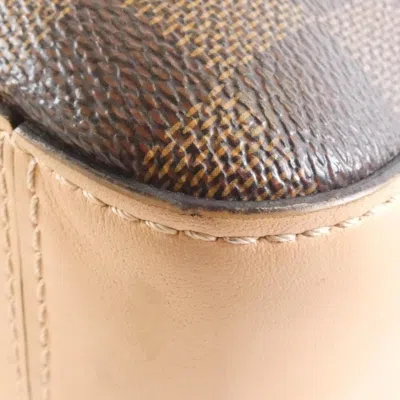 Pre-owned Louis Vuitton Damier Canvas Ebene Coated Canvas Shoulder Bag ()