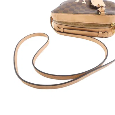Pre-owned Louis Vuitton Damier Canvas Ebene Coated Canvas Shoulder Bag ()