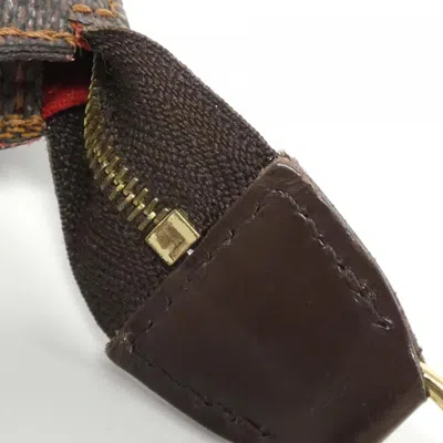 Pre-owned Louis Vuitton Damier Canvas Ebene Coated Canvas Shoulder Bag ()
