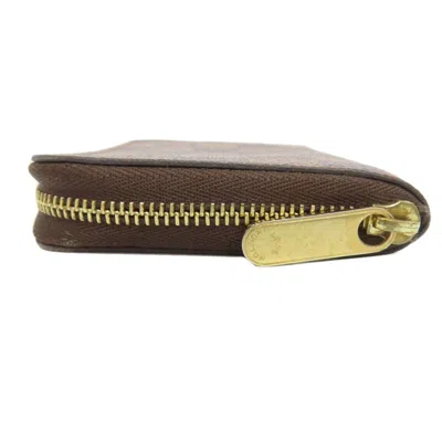 Pre-owned Louis Vuitton Damier Canvas Ebene Damier Canvas Coin Purse/coin Case ()