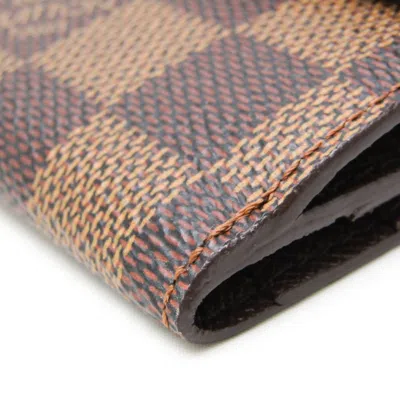 Pre-owned Louis Vuitton Damier Ebene Damier Canvas Coin Purse/coin Case ()