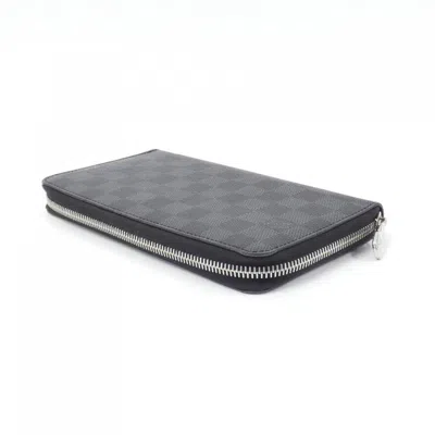 Pre-owned Louis Vuitton Damier Graphite Graphite Coated Canvas Wallet (bi-fold) ()