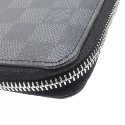 Pre-owned Louis Vuitton Damier Graphite Graphite Coated Canvas Wallet (bi-fold) ()
