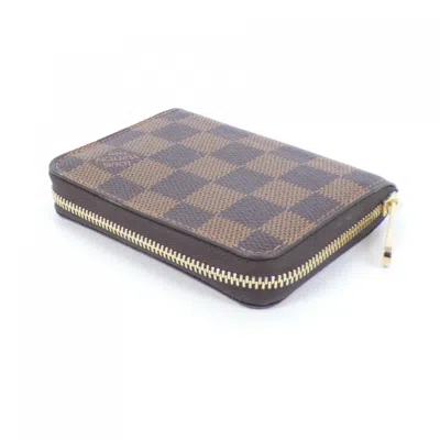 Pre-owned Louis Vuitton Ebene Coated Canvas Coin Purse/coin Case () In Brown