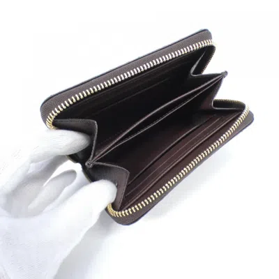 Pre-owned Louis Vuitton Ebene Coated Canvas Coin Purse/coin Case () In Brown