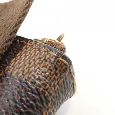 Pre-owned Louis Vuitton Ebene Coated Canvas Pochette Shoulder Bag ()