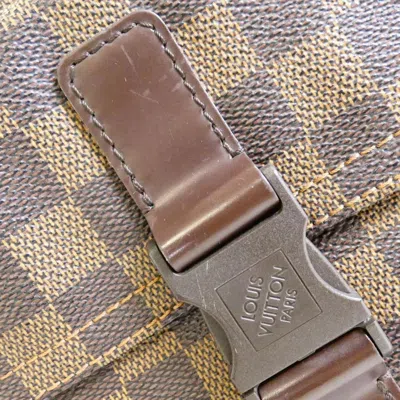 Pre-owned Louis Vuitton Ebene Coated Canvas Pochette Shoulder Bag ()