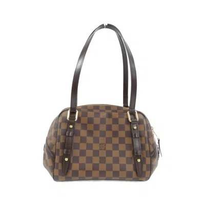 Pre-owned Louis Vuitton Ebene Coated Canvas Shoulder Bag ()