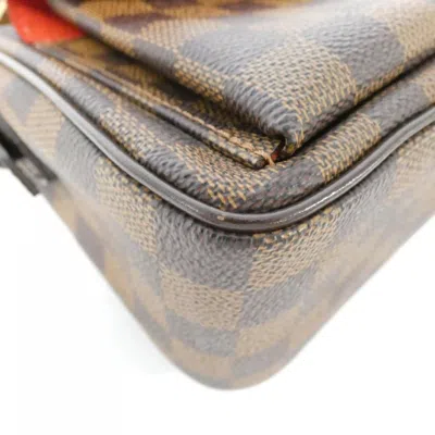 Pre-owned Louis Vuitton Ebene Coated Canvas Shoulder Bag ()