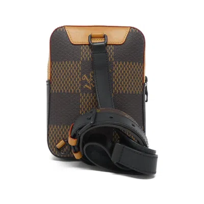 Pre-owned Louis Vuitton Ebene Coated Canvas Shoulder Bag ()