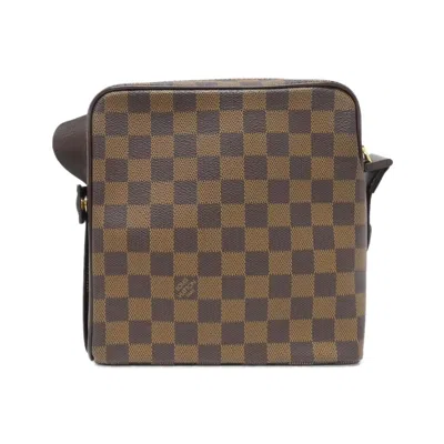 Pre-owned Louis Vuitton Ebene Coated Canvas Shoulder Bag ()
