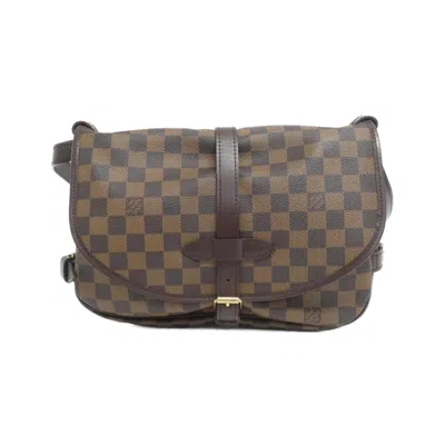 Pre-owned Louis Vuitton Ebene Coated Canvas Shoulder Bag ()