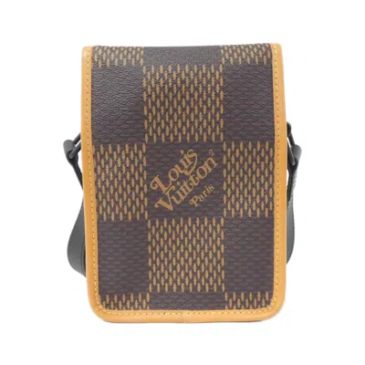 Pre-owned Louis Vuitton Ebene Coated Canvas Shoulder Bag ()