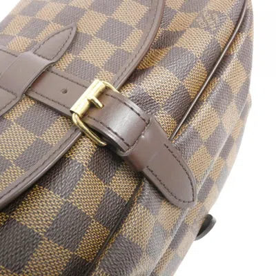 Pre-owned Louis Vuitton Ebene Coated Canvas Shoulder Bag ()