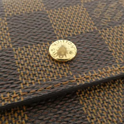 Pre-owned Louis Vuitton Ebene Coated Canvas Wallet (tri-fold) ()