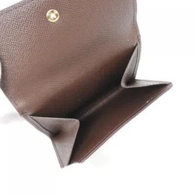 Pre-owned Louis Vuitton Ebene Coated Canvas Wallet (tri-fold) ()
